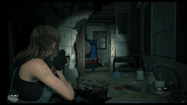  Моддеры заменили Тирана из Resident Evil 2 Remake на паровозика Томаса. Вот теперь реально страшно 